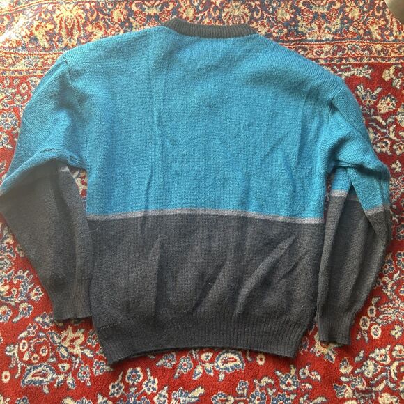Buckingham Horse Wool Blend Sweater Men’s Sz M Embroidered Vintage Grandpa 90’s - Picture 5 of 5